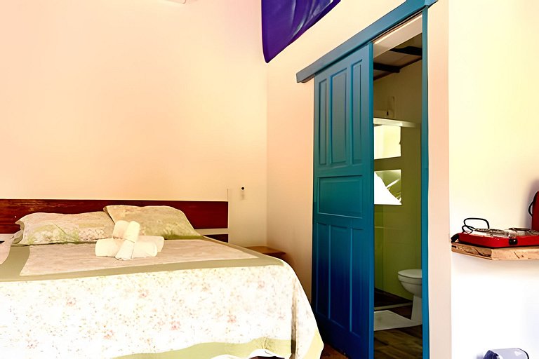 Viver a Ilha – Loft 96m do Mar, Queen, Condomínio