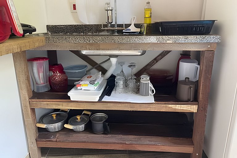 Viver a Ilha – Loft 96m do Mar, Queen, Condomínio