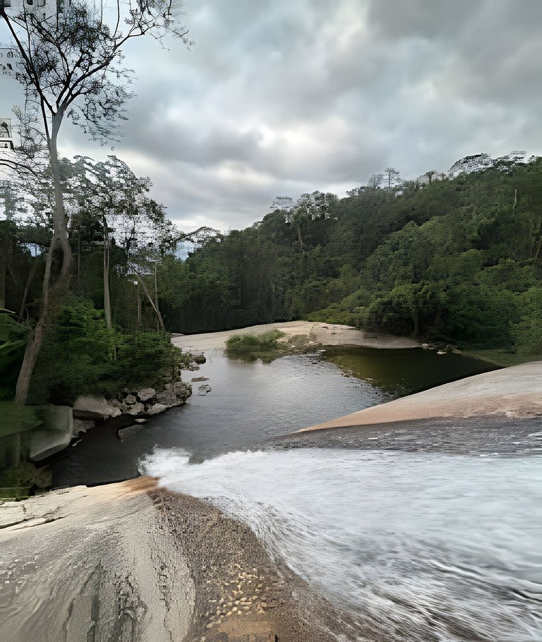 Viver a Ilha – Chalé Equipado Perequê 250m Mar